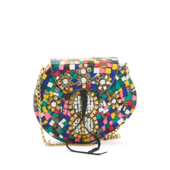 Handbags - Bianca metal novelty crossbody multi color NEW
